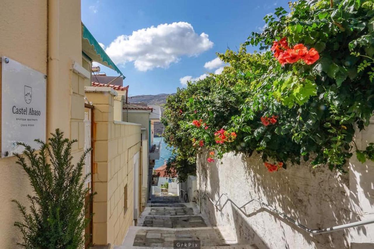 Castel Abaso Boutique Apartments By Explore Andros 外观 照片