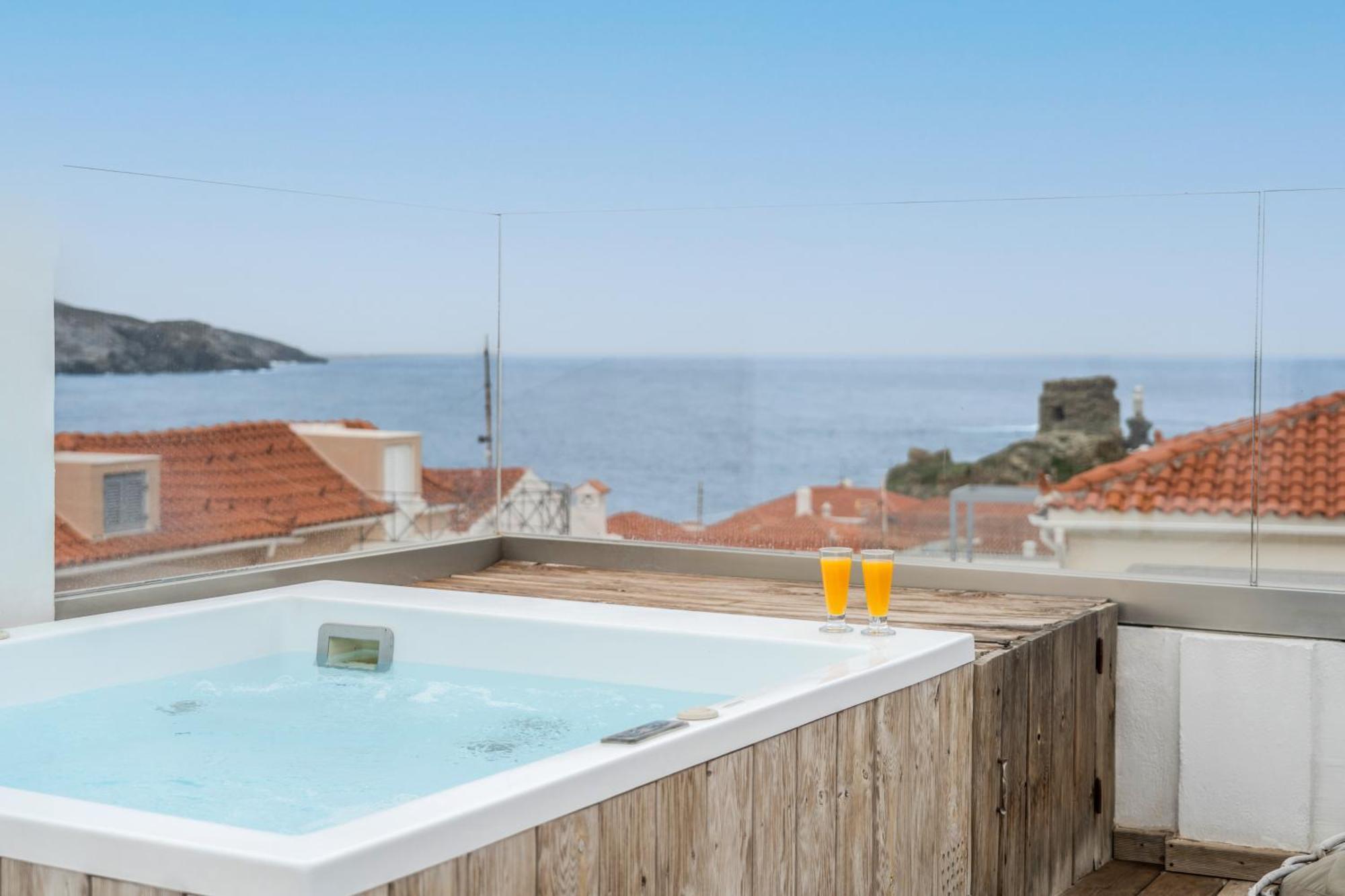 Castel Abaso Boutique Apartments By Explore Andros 外观 照片