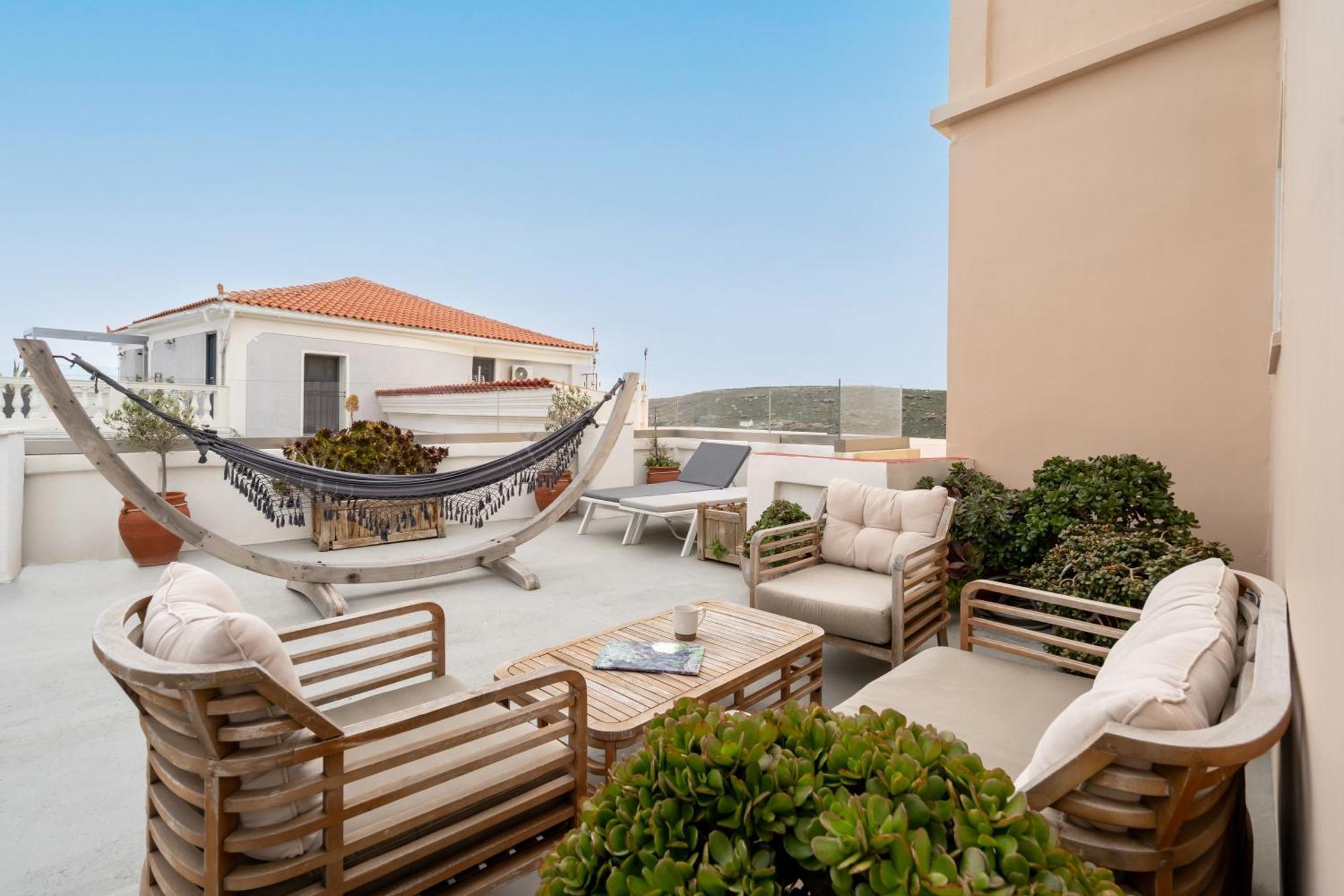 Castel Abaso Boutique Apartments By Explore Andros 外观 照片