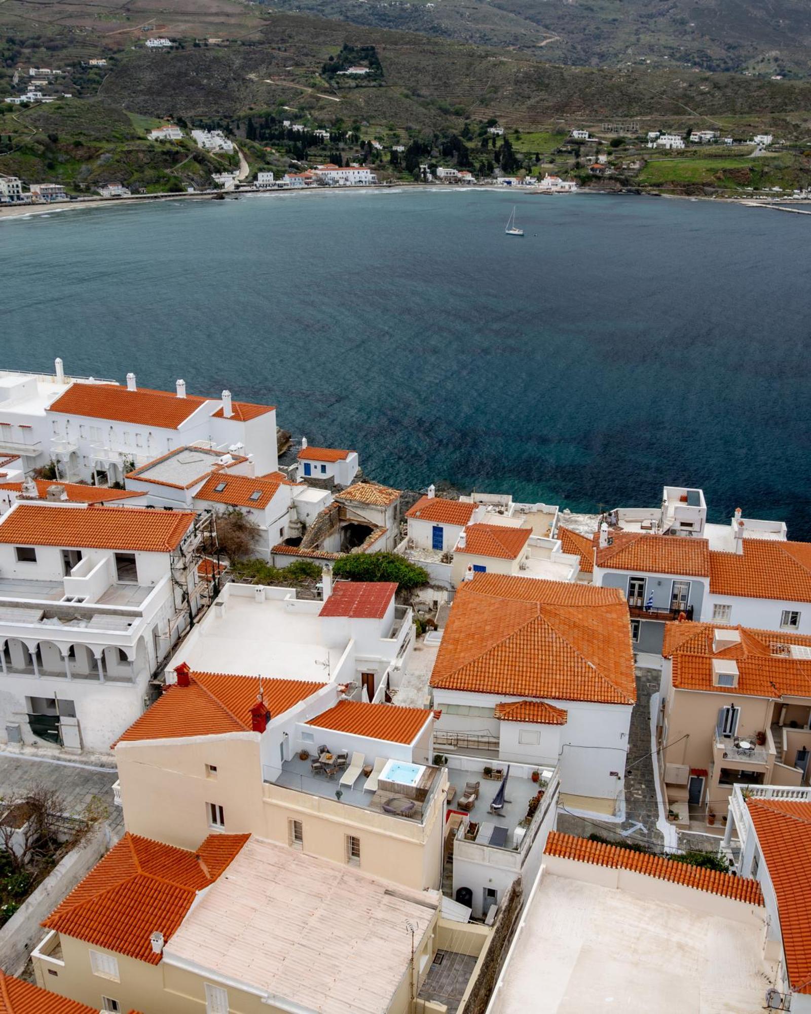 Castel Abaso Boutique Apartments By Explore Andros 外观 照片